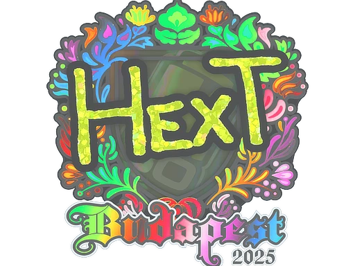 HexT (Holo) | Budapest 2025 sticker