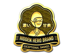 Hidden Hero sticker