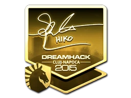Hiko (Gold) | Cluj-Napoca 2015 sticker