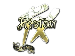 History (Gold) | Paris 2023 sticker