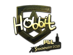 HObbit (Gold) | Stockholm 2021 sticker
