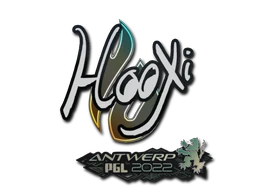HooXi | Antwerp 2022 sticker