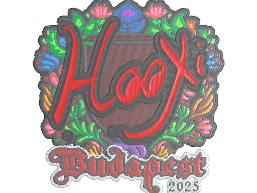 HooXi (Embroidered) | Budapest 2025 sticker