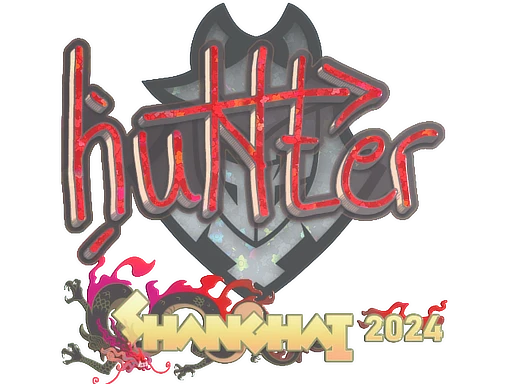 huNter- (Glitter) | Shanghai 2024 sticker