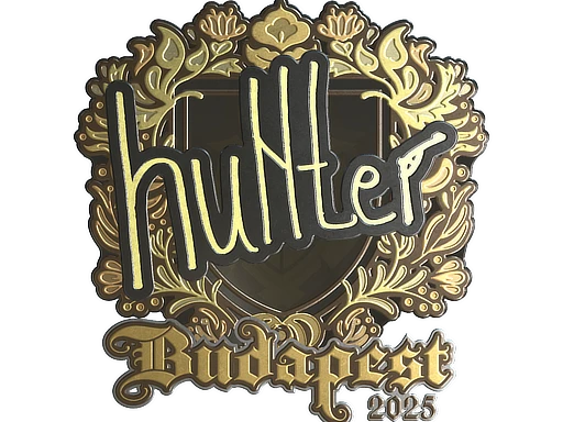 huNter- (Gold) | Budapest 2025 sticker