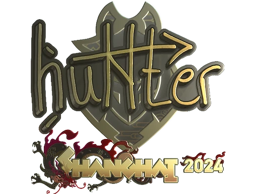 huNter- (Gold) | Shanghai 2024 sticker