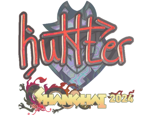 huNter- (Holo) | Shanghai 2024 sticker