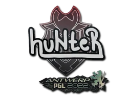 huNter | Antwerp 2022 sticker