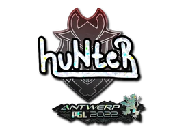 huNter (Glitter) | Antwerp 2022 sticker