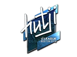 hutji (Foil) | Boston 2018 sticker