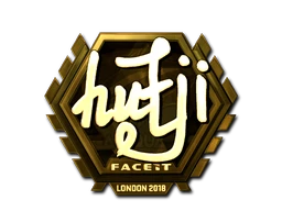 hutji (Gold) | London 2018 sticker