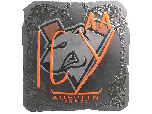 ICY (Foil) | Austin 2025 sticker