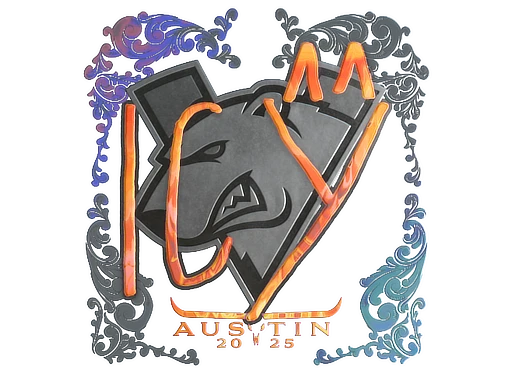 ICY (Holo) | Austin 2025 sticker