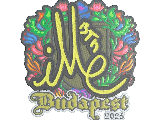 iM (Embroidered) | Budapest 2025 sticker