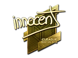innocent (Gold) | Boston 2018 sticker