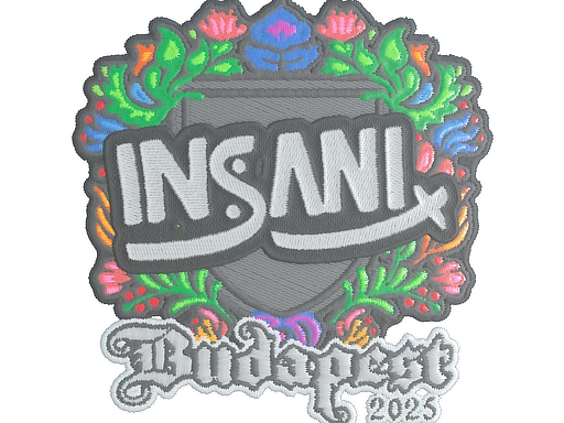 insani (Embroidered) | Budapest 2025 sticker