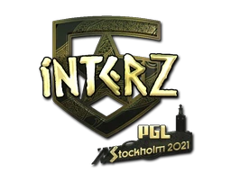 interz (Gold) | Stockholm 2021 sticker