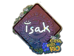 isak (Glitter) | Rio 2022 sticker