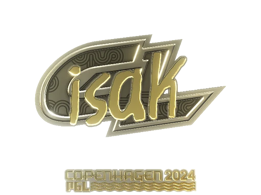 isak (Gold) | Copenhagen 2024 sticker