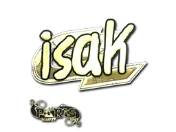 isak (Gold) | Paris 2023 sticker