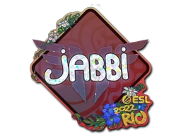jabbi (Glitter) | Rio 2022 sticker