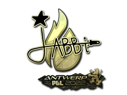 jabbi (Gold) | Antwerp 2022 sticker