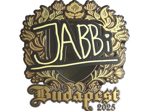 jabbi (Gold) | Budapest 2025 sticker