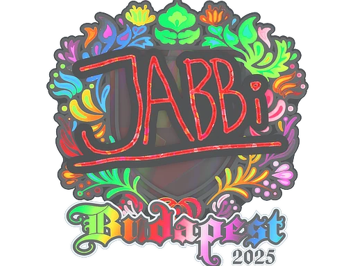 jabbi (Holo) | Budapest 2025 sticker