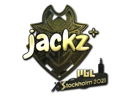 JACKZ (Gold) | Stockholm 2021 sticker