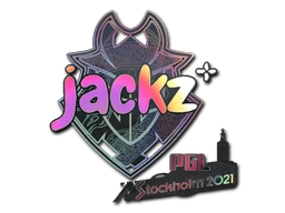 JACKZ (Holo) | Stockholm 2021 sticker