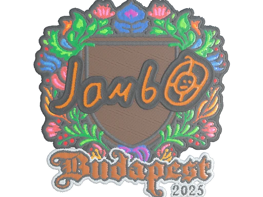 jambo (Embroidered) | Budapest 2025 sticker