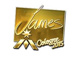 James (Gold) | Cologne 2015 sticker