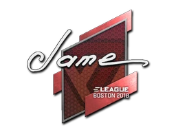 Jame | Boston 2018 sticker