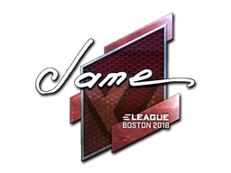 Jame (Foil) | Boston 2018 sticker