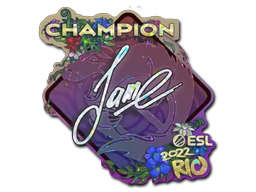 Jame (Glitter, Champion) | Rio 2022 sticker