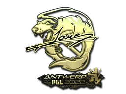 Jame (Gold) | Antwerp 2022 sticker