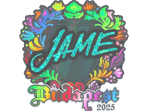 Jame (Holo) | Budapest 2025 sticker