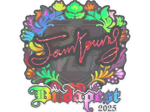 JamYoung (Holo) | Budapest 2025 sticker