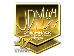 jdm64 (Gold) | Cluj-Napoca 2015 sticker