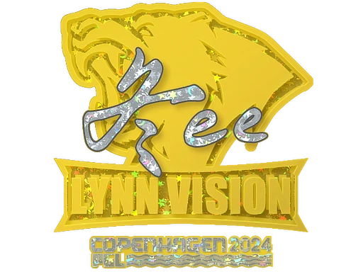 Jee (Glitter) | Copenhagen 2024 sticker