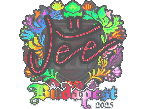 Jee (Holo) | Budapest 2025 sticker