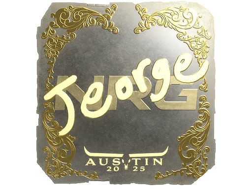jeorge (Gold) | Austin 2025 sticker