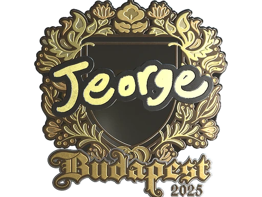 jeorge (Gold) | Budapest 2025 sticker