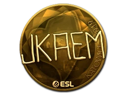 jkaem (Gold) | Katowice 2019 sticker