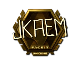 jkaem (Gold) | London 2018 sticker