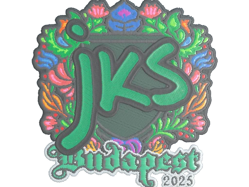 jks (Embroidered) | Budapest 2025 sticker