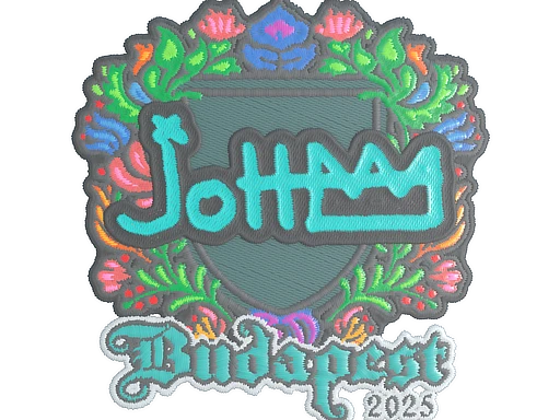 jottAAA (Embroidered) | Budapest 2025 sticker