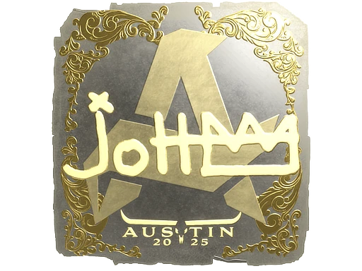 jottAAA (Gold) | Austin 2025 sticker
