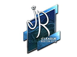 jR (Foil) | Boston 2018 sticker