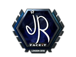 jR (Foil) | London 2018 sticker